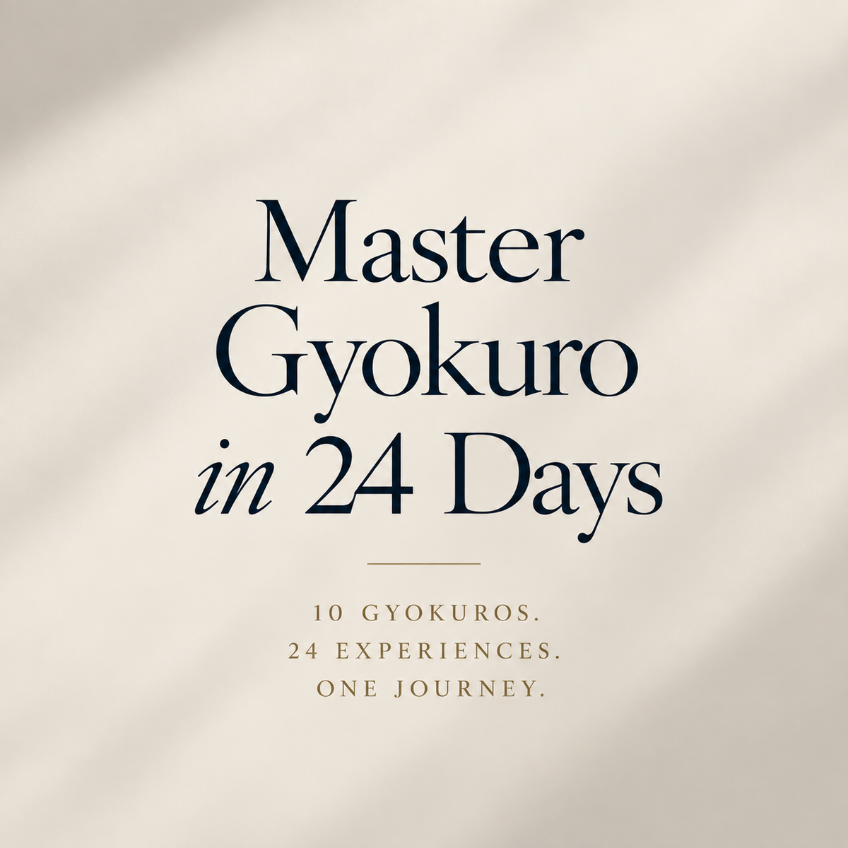 24 Days of Gyokuro