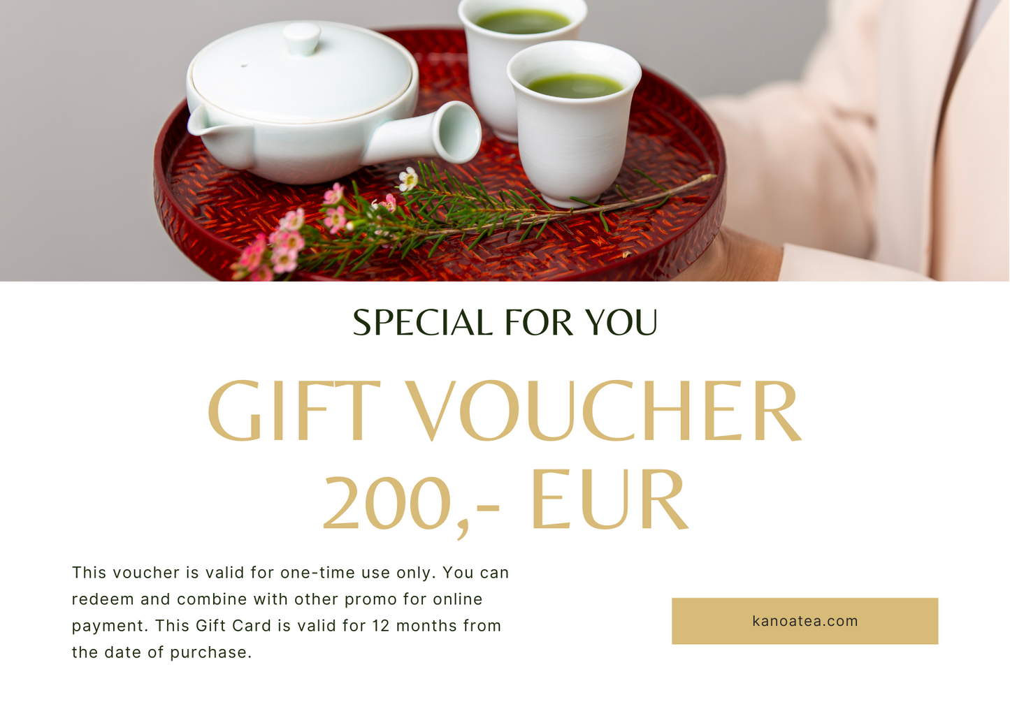 Kanoa Tea Geschenkkarte 